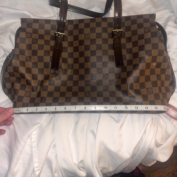 AUTHENTIC LOUIS VUITTON EBENE CHELSEA TOTE VINTAGE CLASSIC - Picture 16 of 17